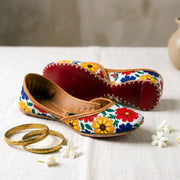 Heritage Charm Printed Khussa For Women
