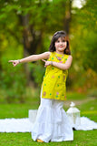 Butterfly Delight Cotton Lawn Kurta for Kids For Girls