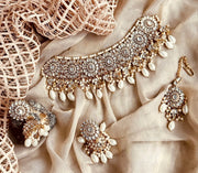 Eshaal Royal Kundan Necklace Set For Women