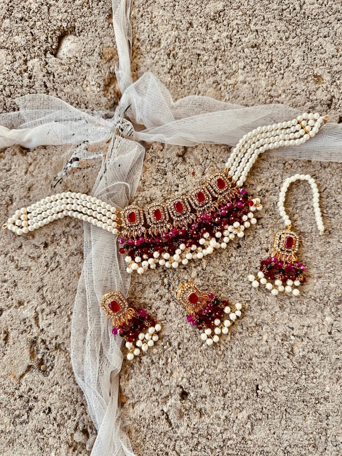 Naqsh-e-Jahan Royal Mughal Choker Set For Woman