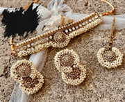Eternal Grace Royal Pearl Choker Set For Woman