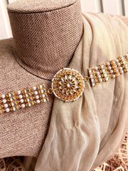Noor Royal Kundan Pearl Sheesh Patti For Woman