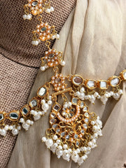 Mughal Royal Kundan Pearl Matha Patti For Woman