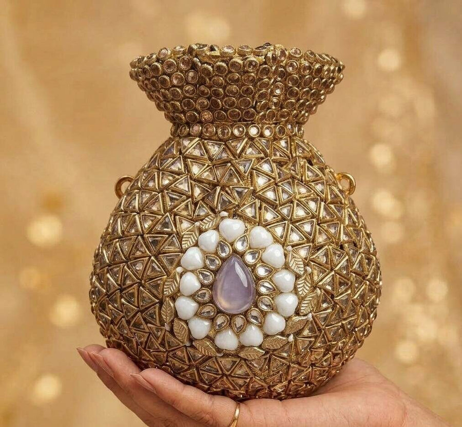 Golden Royale Luxe Potli Bag For Women