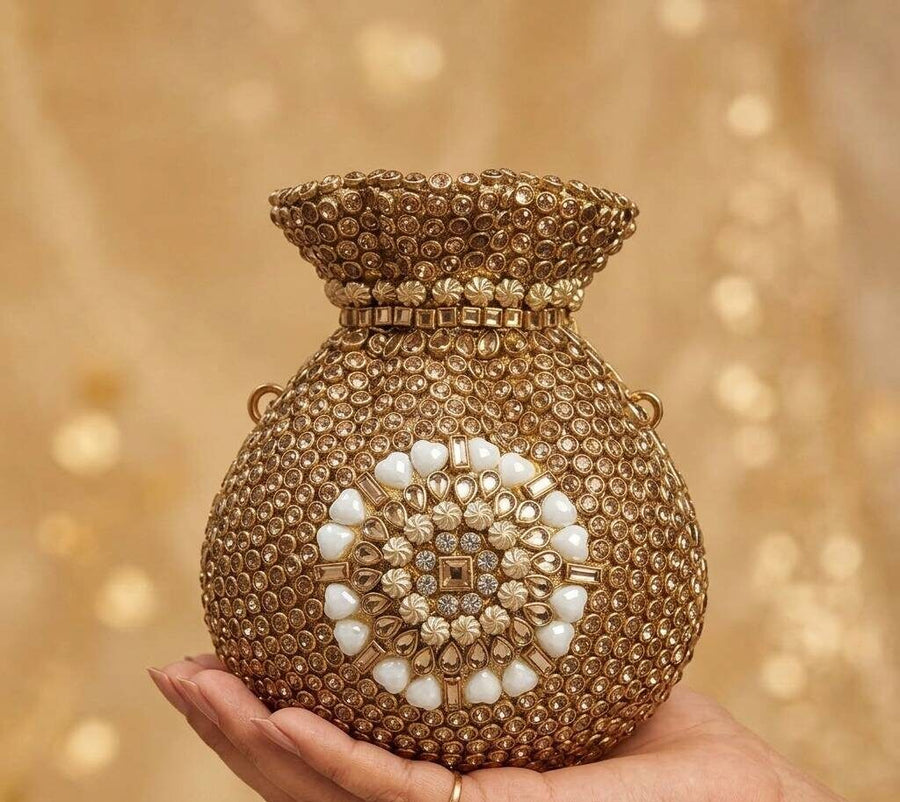 Golden Royale Luxe Potli Bag For Women