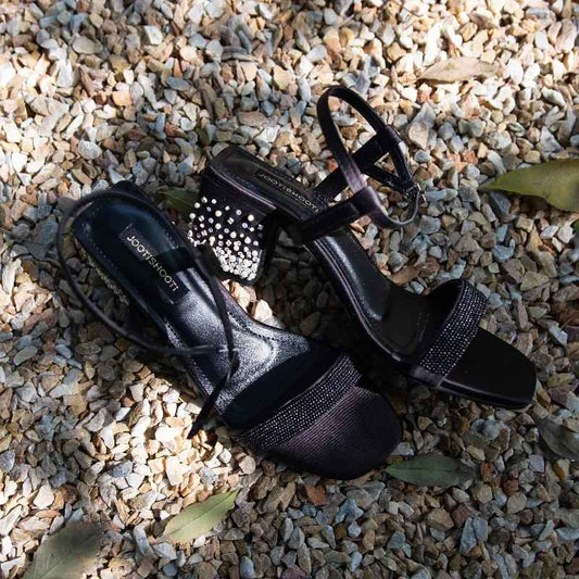 Party Straps Heels – Pearl & Sequin Glam For Women