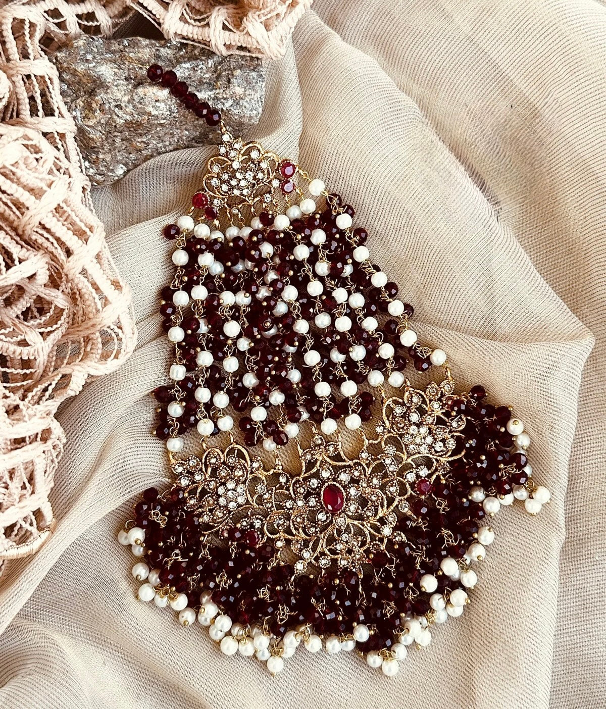 Royal Grace Bridal Side Headpiece For Woman