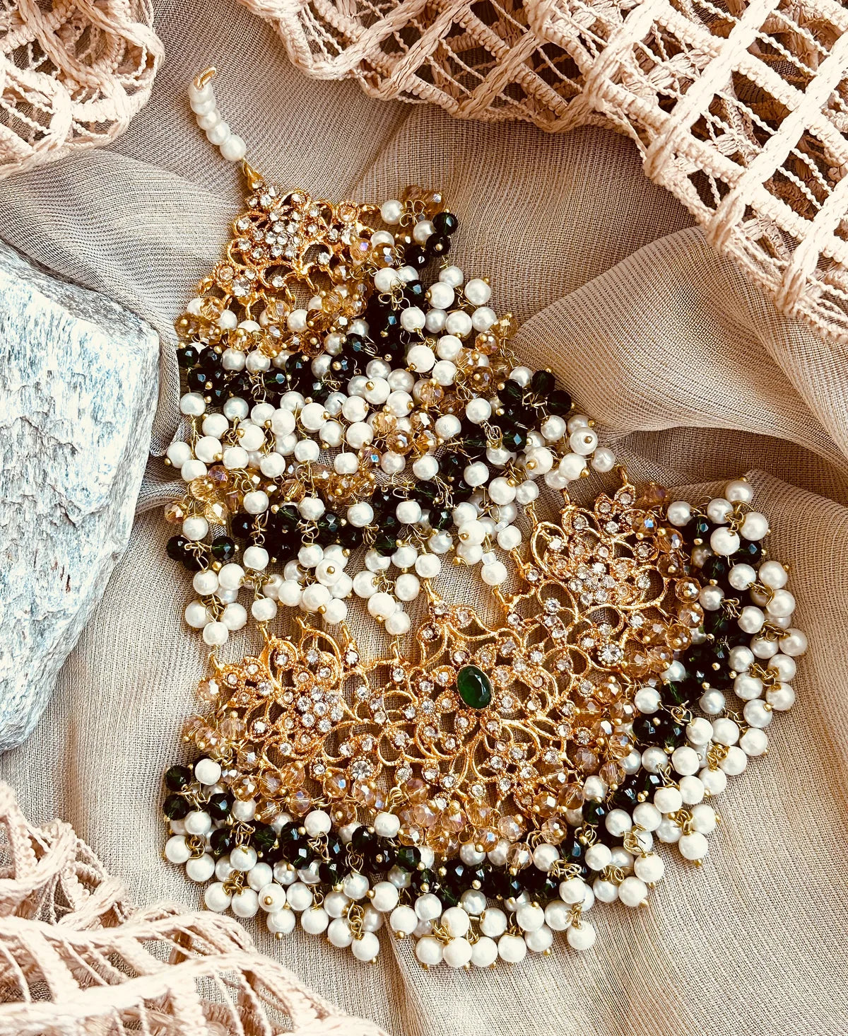 Royal Grace Bridal Side Headpiece For Woman