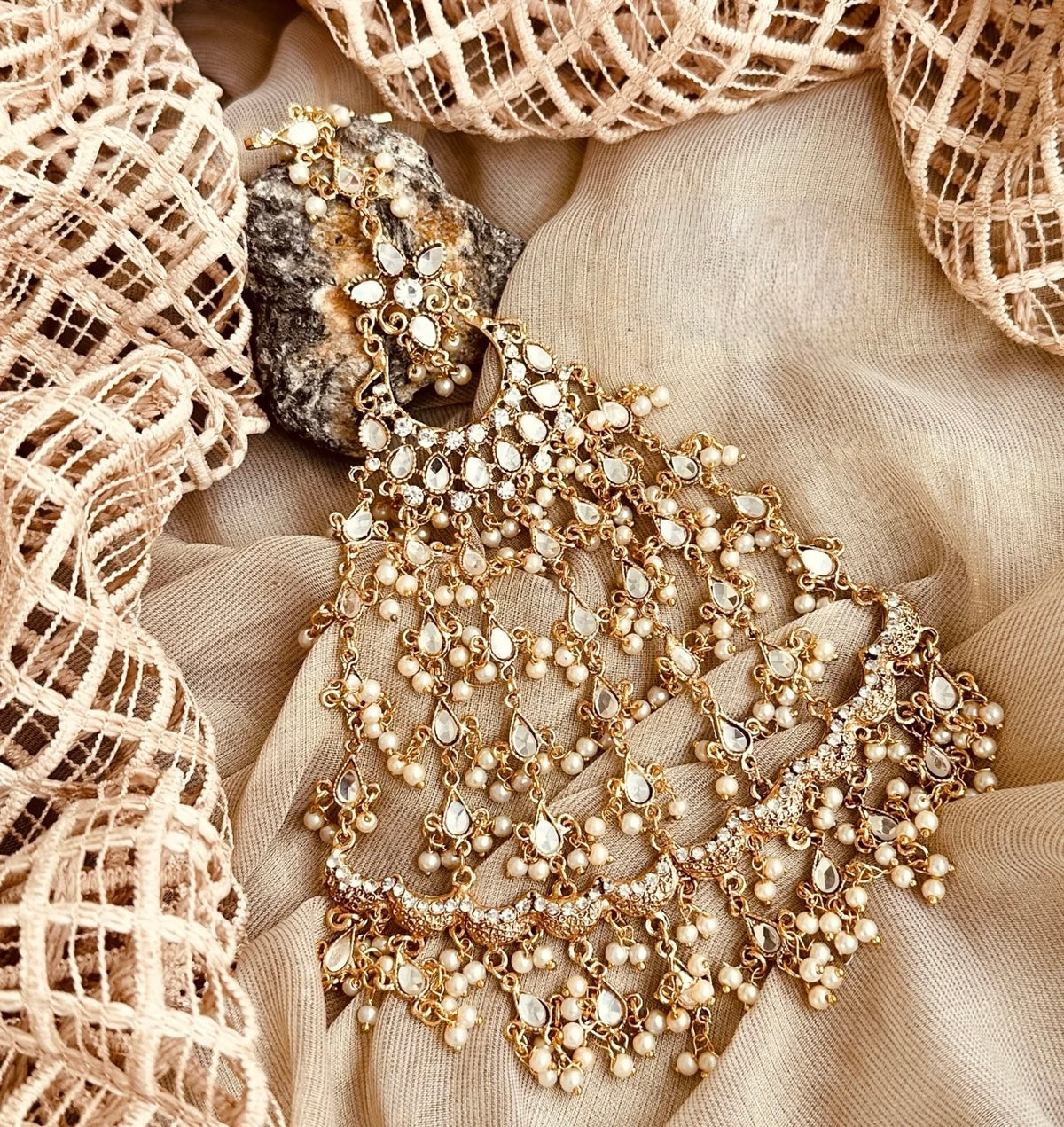 Golden Grandeur Royal Jumbo Jhumer For Woman