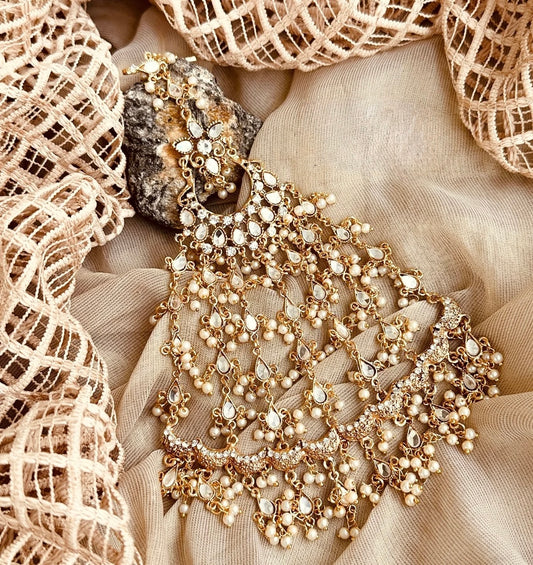 Golden Grandeur Royal Jumbo Jhumer For Woman