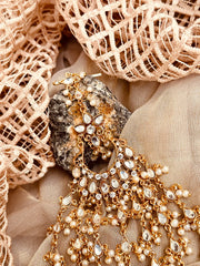 Golden Grandeur Royal Jumbo Jhumer For Woman
