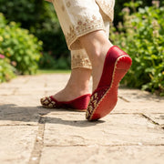 Heritage Luxe Embroidered Khussa For Women
