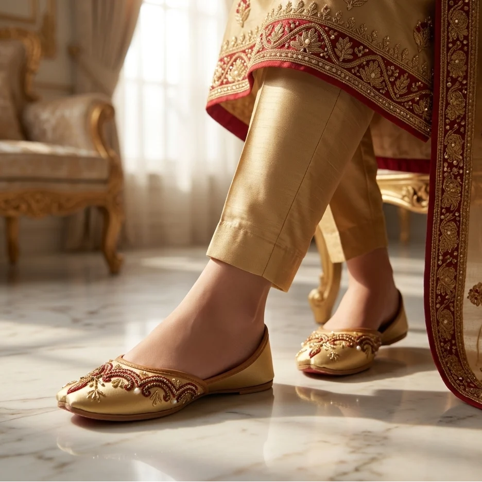 Heritage Charm Handcrafted Khussa For Women