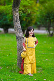 Gotta Gleam Yellow Festive Set For Girls