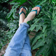 Nina Forest – Emerald Green Kitten Heel Sandals For Women