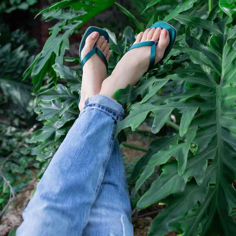 Nina Forest – Emerald Green Kitten Heel Sandals For Women