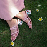 Mystical Garden Heels – Embroidered Summer Charm For Women