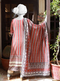 Mehrab Style Printed Two-Piece Unstitched Suit For Women