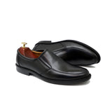 Black Color Casual Leather Shoes For Men