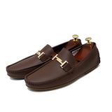 Brown Colors Steel Bunch Loafers For Men