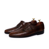 Brown Le Ost Leather Lace UPS Shoes For Men