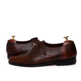 Brown Le Ost Leather Lace UPS Shoes For Men