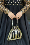 Afroz Jahan Black Raw Silk Maxi with Net Dupatta For Women