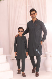 Festive Father & Son Matching Kurta Pajama Set For Men & Kid
