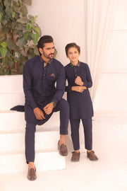 Casual Father & Son Matching Kurta Pajama Set For Men & Kid