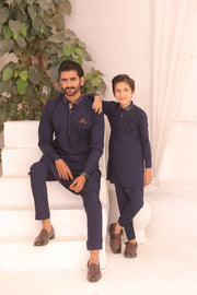 Casual Father & Son Matching Kurta Pajama Set For Men & Kid