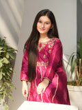 Afaaf Maxi - Timeless Elegance in Magenta Pink For Girls