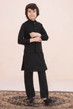 Stylish Blended Suiting Waistcoat with Kurta & Trouser For Boys