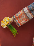Elegant 3-Piece Printed Suit with Dupatta For Women