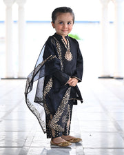 Premium Embroidered Lawn 3-Piece Suit For Girls