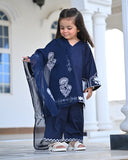 Embroidered Lawn 3-Piece Suit with Chiffon Dupatta For Girls