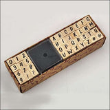 Whimsical Alphabet & Numbers Stamp Set with Ink Pad