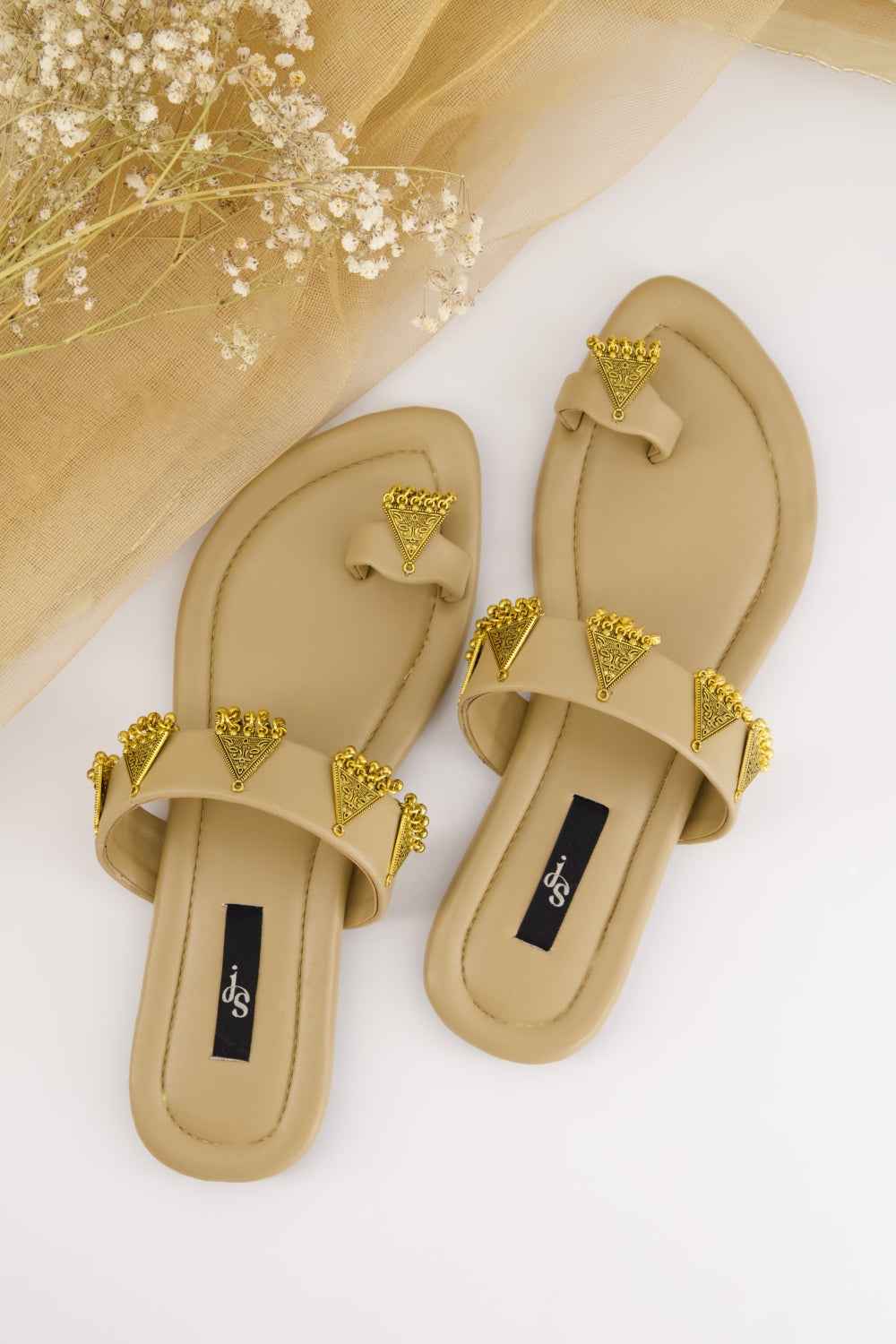 Nauratan Luxury Handcrafted Festive Kolhapuri For Women