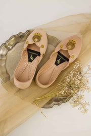 Mehvar Embellished Velvet Khussa For Women