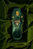 Mehvar Embellished Velvet Khussa For Women