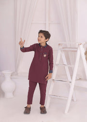 Kids Magenta Kurta Pajama – Stylish & Comfortable For Boys