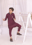 Kids Magenta Kurta Pajama – Stylish & Comfortable For Boys