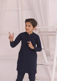 Kids Navy Blue Kurta & Pajama – Classic & Stylish For Boys