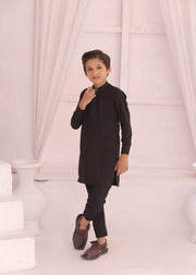 Kids Black Kurta with Pajama – Smart & Elegant For Boys