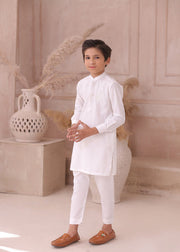 Kids White Kurta with Pajama – Classic & Comfortable For Boys