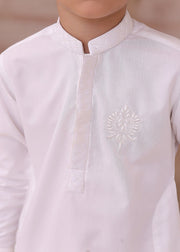 Kids White Kurta with Pajama – Classic & Comfortable For Boys