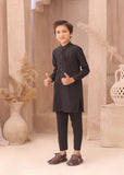 Kids Black Kurta & Pajama – Comfortable Sleepwear Set For Boys