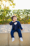 Elegant 5-Piece Blue Suit For Boys