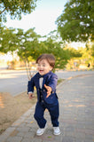 Elegant 5-Piece Blue Suit For Boys