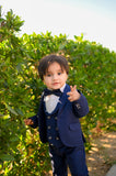 Elegant 5-Piece Blue Suit For Boys