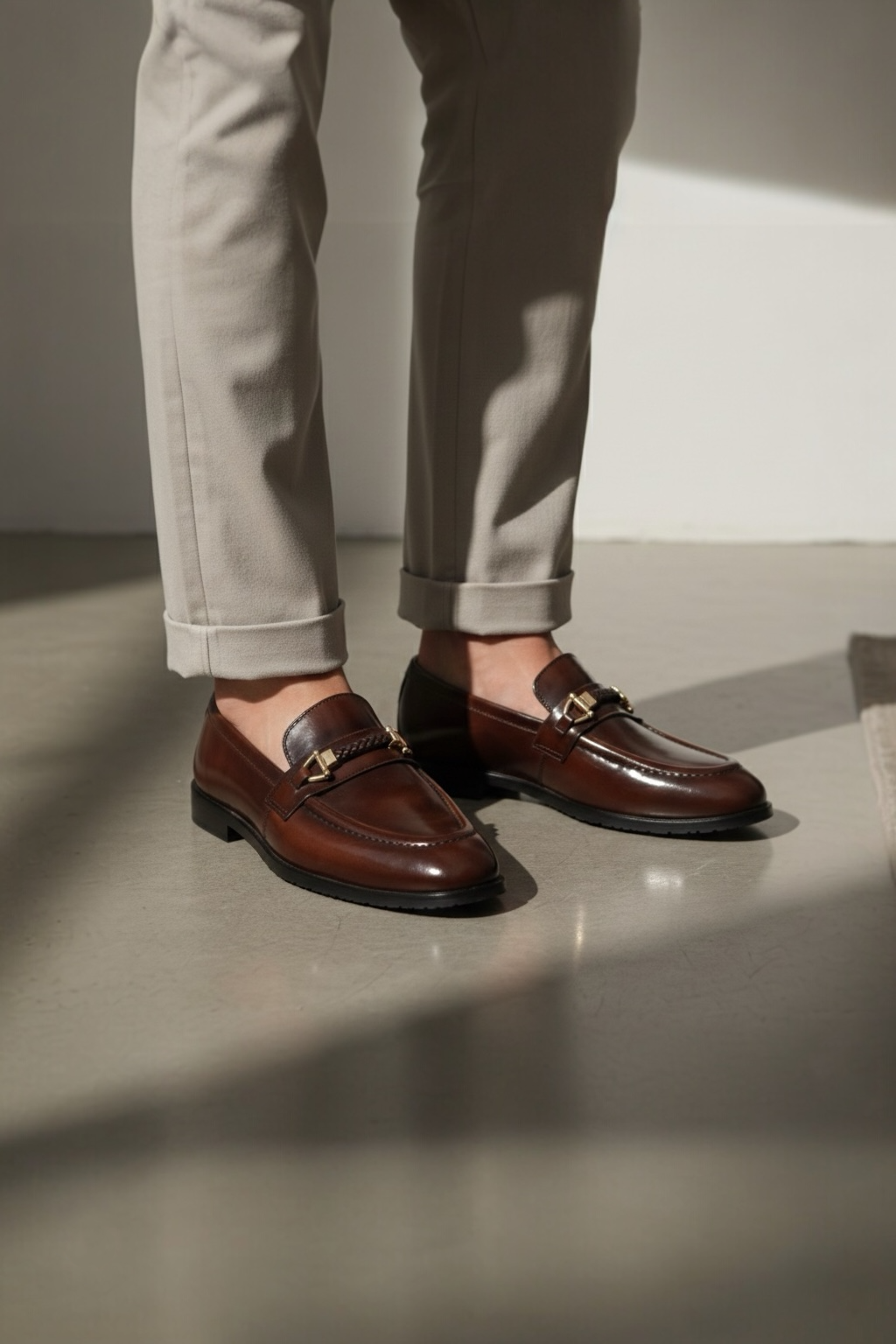 Signature Two-Tone Handmade Leather Shoes for Men